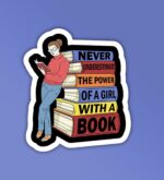 Never Underestimate   Laptop Mobile Sticker