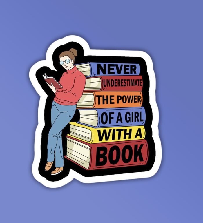 Never Underestimate   Laptop Mobile Sticker