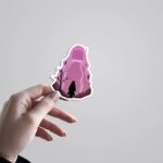 Nezuko Silhouette Anime Stickers