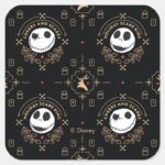 Nightmare Before Christmas Cheers And Scares Square Sticker