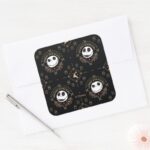 Nightmare Before Christmas Cheers And Scares Square Sticker