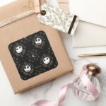 Nightmare Before Christmas Cheers And Scares Square Sticker