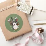 Nightmare Before Christmas Nutcracker Trio Classic Round Sticker