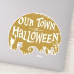 Nightmare Before Christmas Our Town Of Halloween Sticker