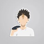 Nishinoya Casual Pose Anime Stickers