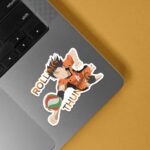 Nishinoya Rolling Thunder Anime Stickers