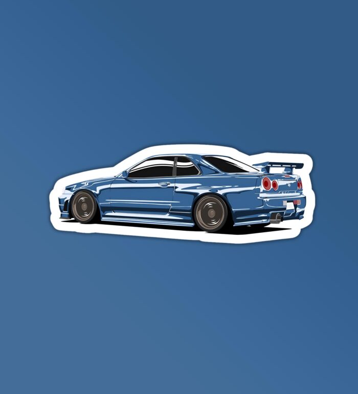 Nissan GTR Sticker
