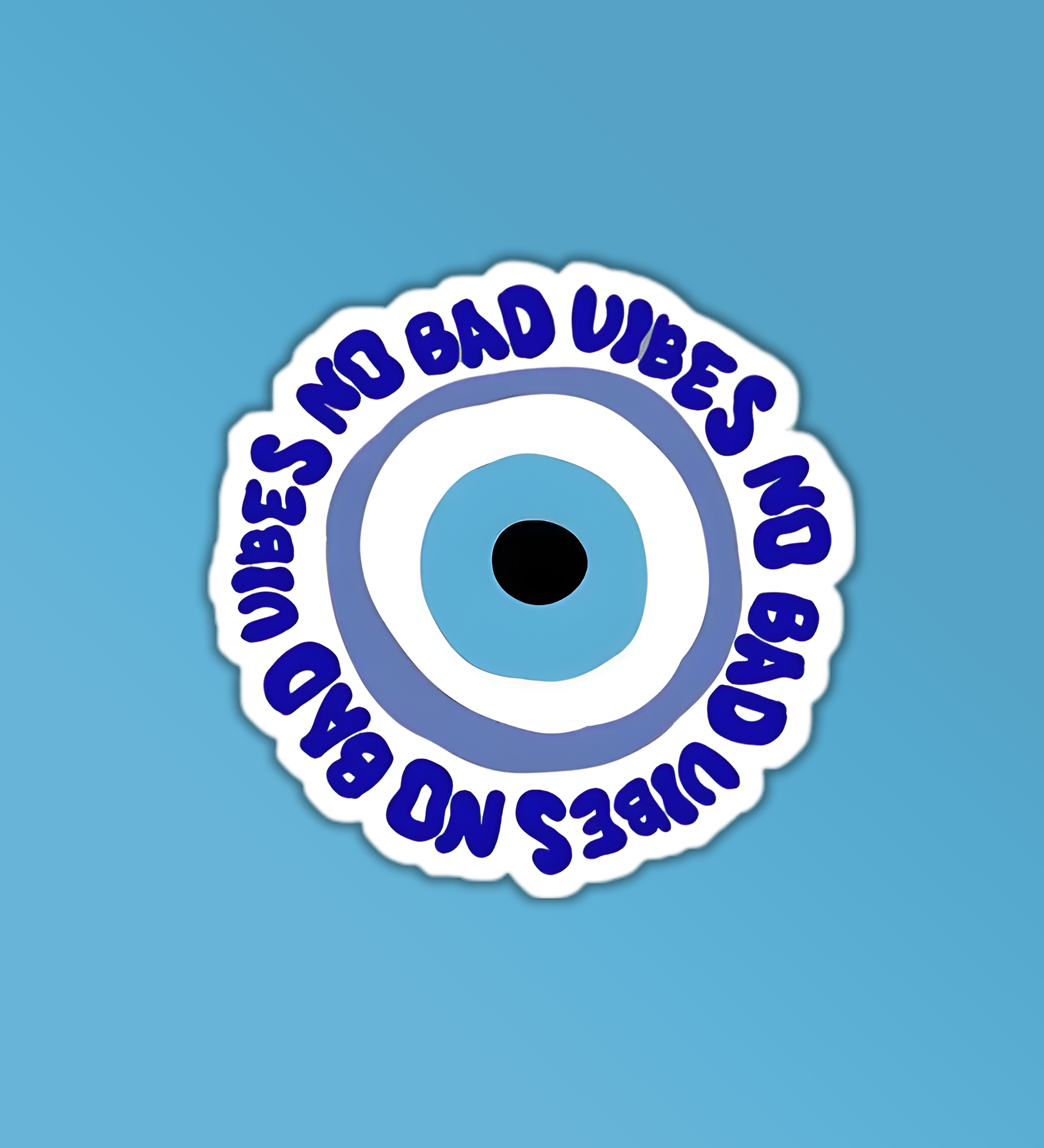 No Bad Vibes Sticker