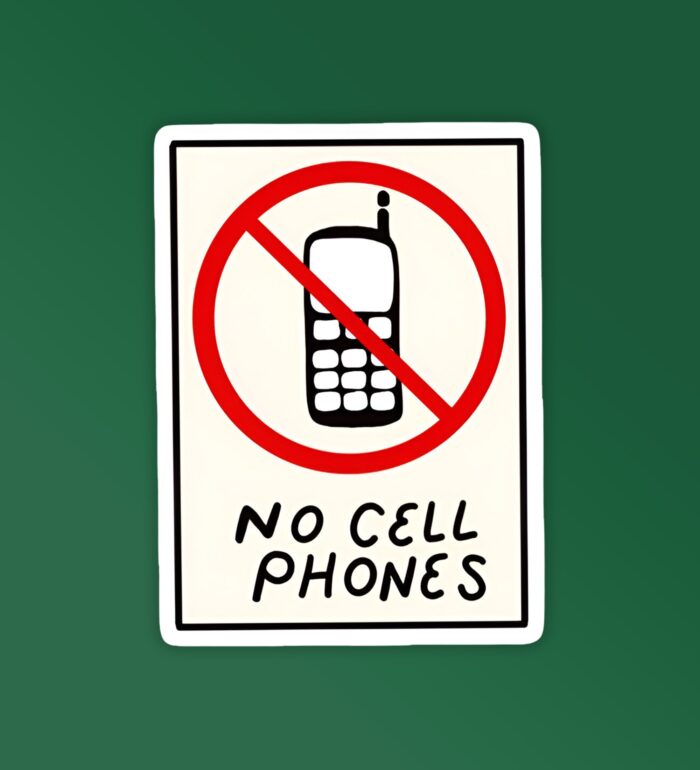 No Cell Phone Lukes Gilmore Girls Sticker