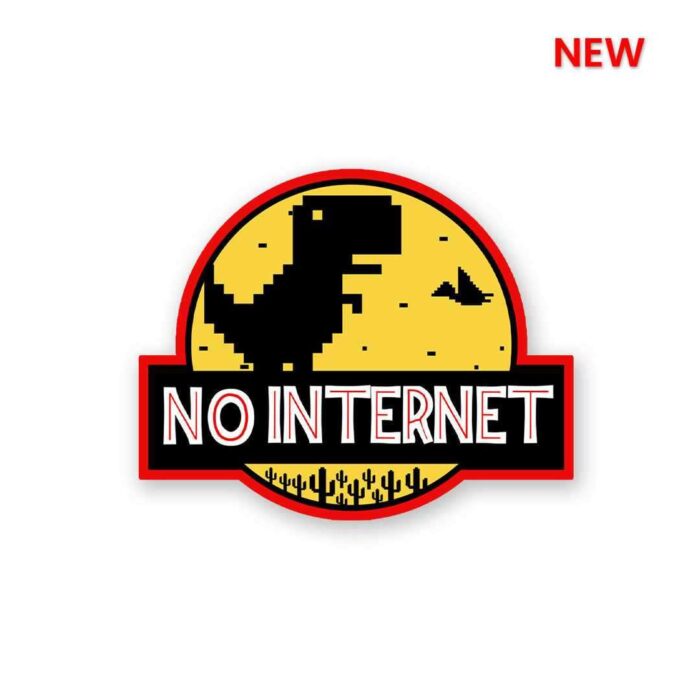 No Internet Sticker