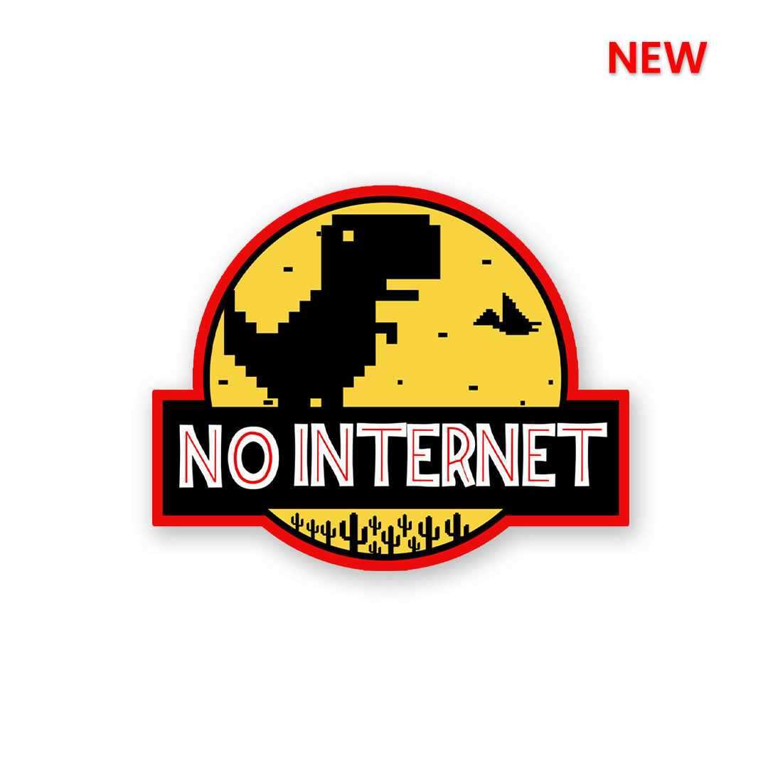 No Internet Sticker