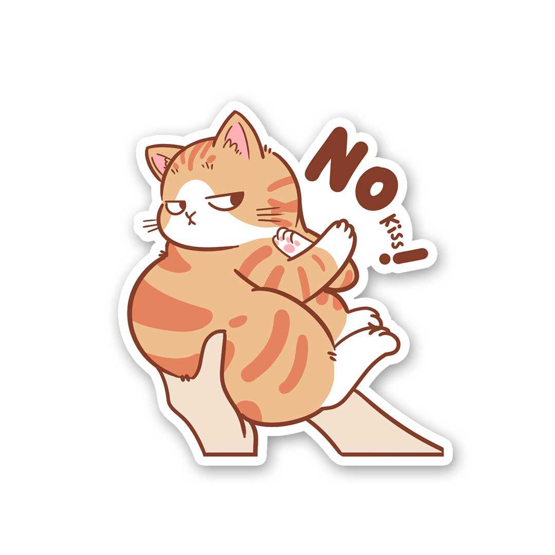 No Kiss Sticker No Kiss Sticker