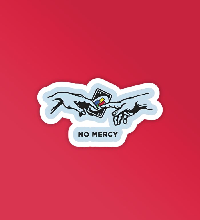 No Mercy UNO Laptop   Mobile Stickers