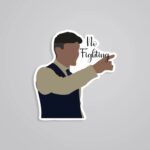 No Fighting TV Shows Stickers