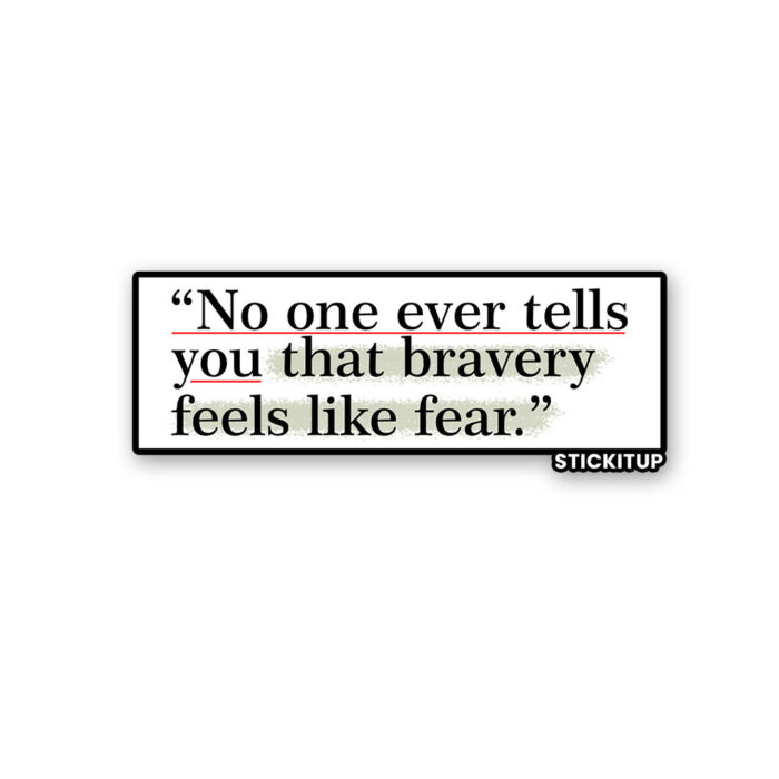 No One Ever Tells Sticker