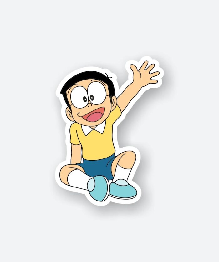 Nobita Excited Sticker