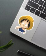 Nose Picking Luffy Sticker