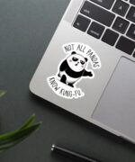 Not All Pandas Know KUNG FU Sticker