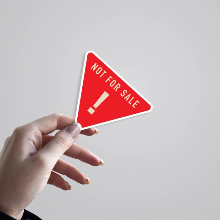 Not For Sale Witty Stickers