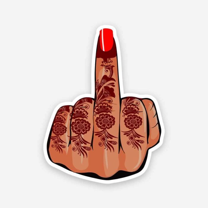 Not Your Regular Mahila Sticker