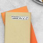 Occasionaly Ill Hit Somebody With My Car TV Shows Stickers