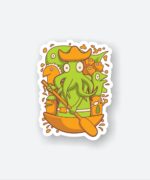Octopus Sail Sticker