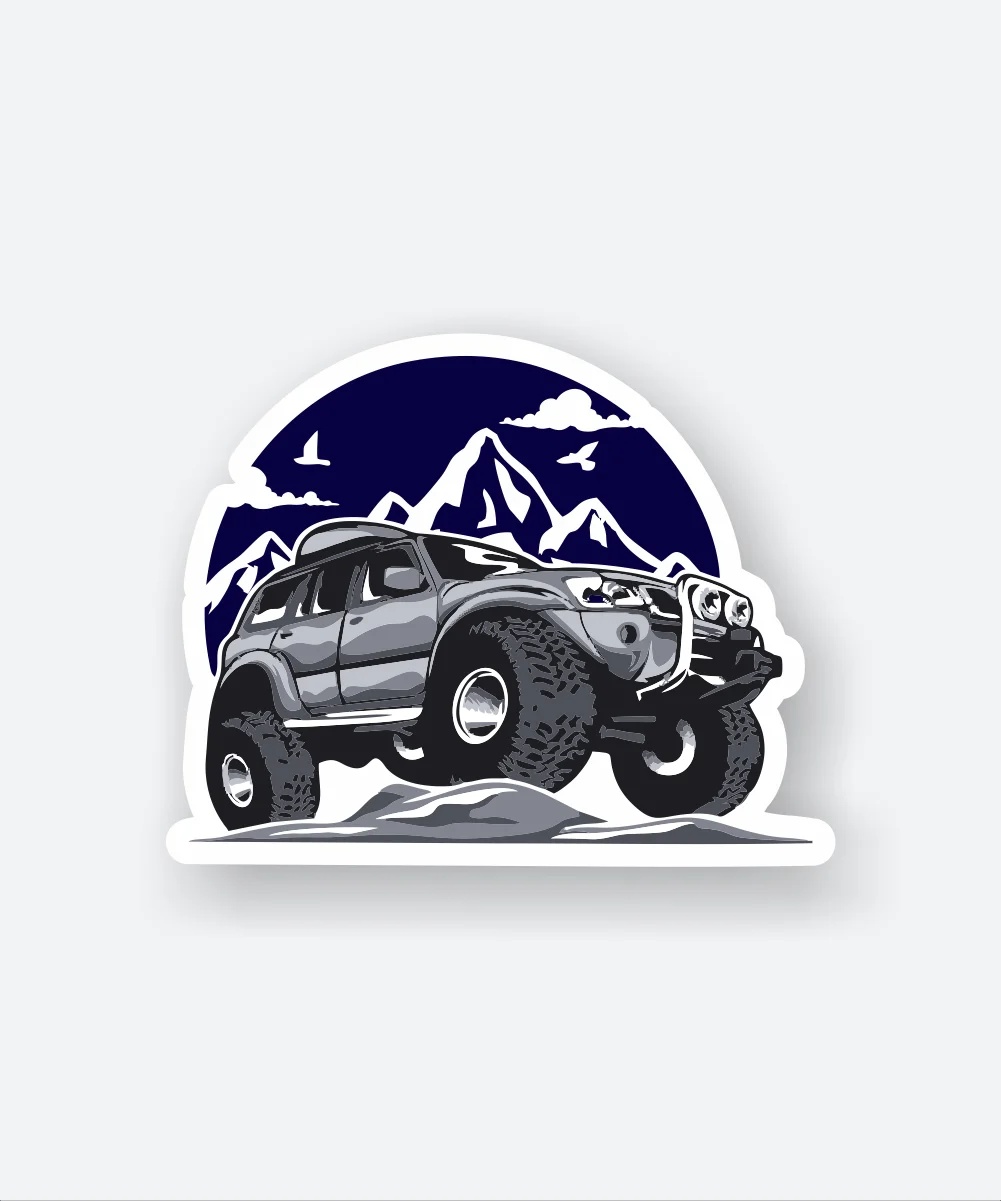 Off Road Adventure Sticker