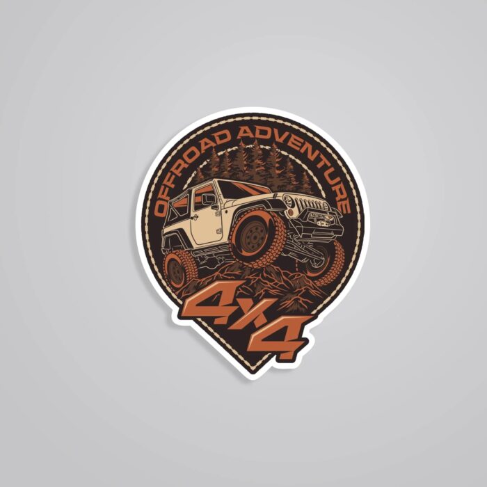 Offroad Adventure 4×4 Travels Stickers