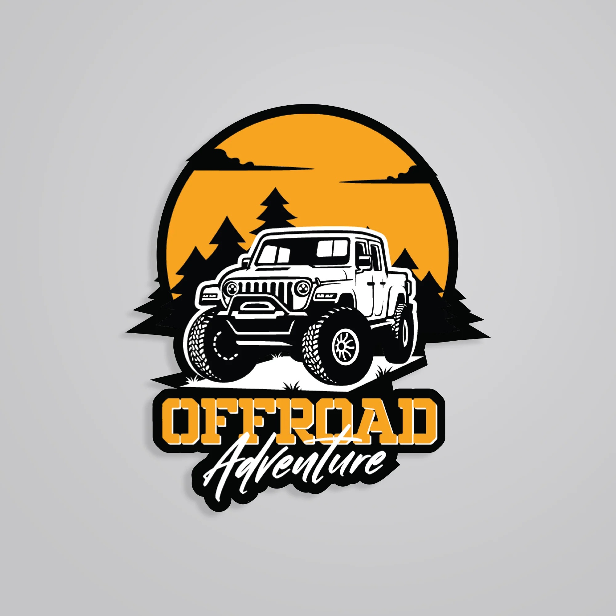 Offroad Adventure Travels Stickers