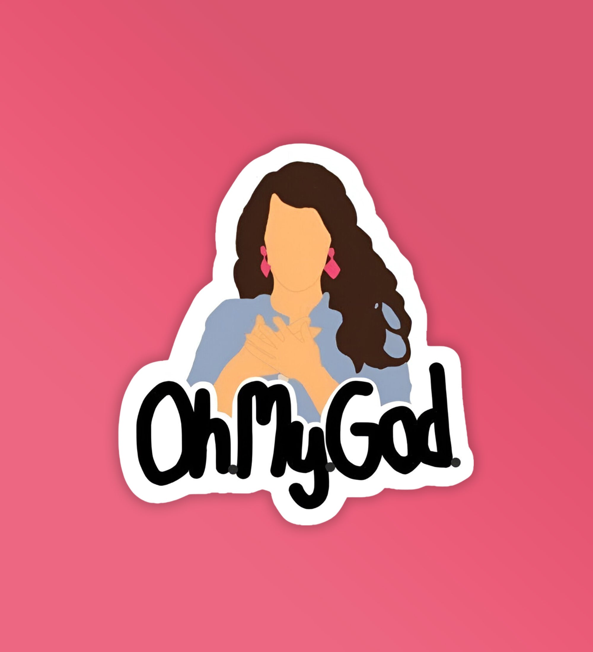 Oh My God Janice   Laptop Mobile Stickers