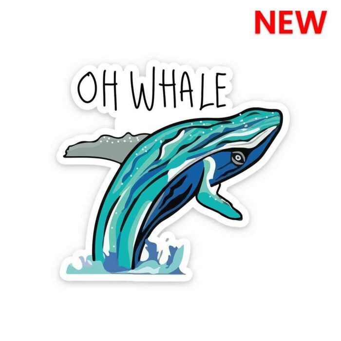 Oh Whale Sticker
