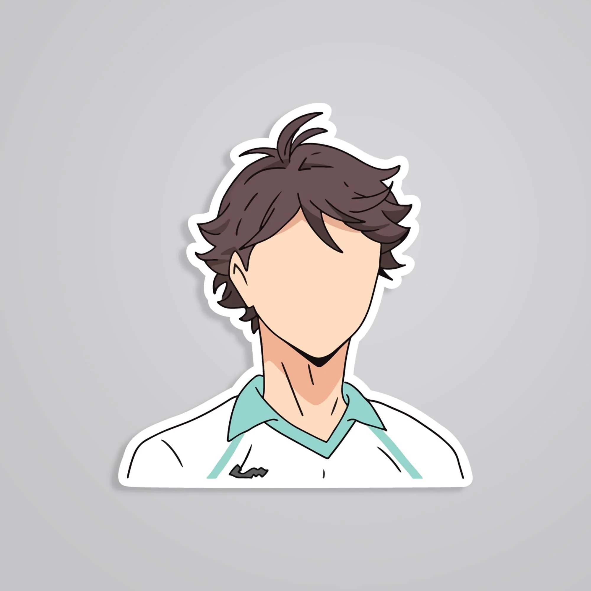 Oikawa Tooru Minimalist Anime Stickers