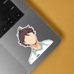 Oikawa Tooru Minimalist Anime Stickers