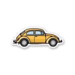 Old School Beetle Sticker