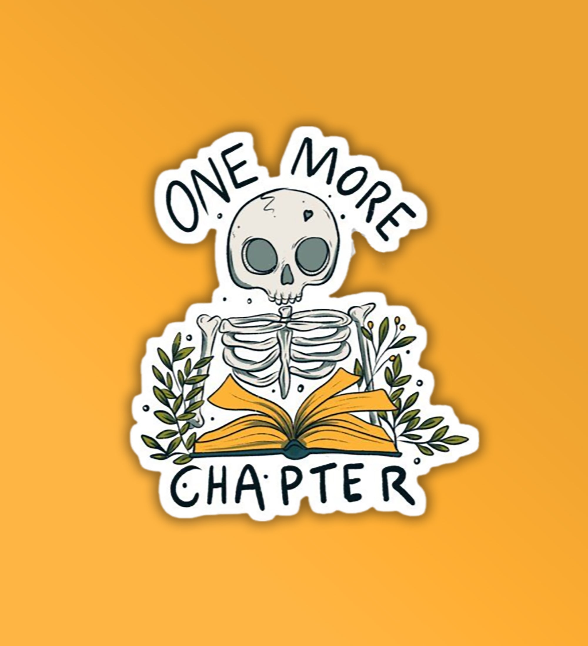 One More Chapter   Laptop Mobile Sticker