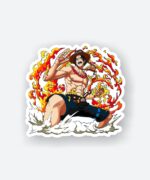 One Piece Ace Luffy Sticker