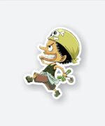 One Piece RUN RUN Sticker