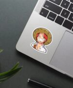 One Piece Shanks Smile Sticker