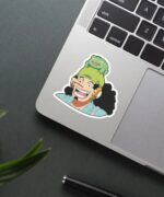 One Piece Usopp And Frog Sticker
