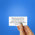 Only People Who Care About You Sticker