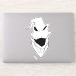 Oogie Boogie Grinning Face Sticker
