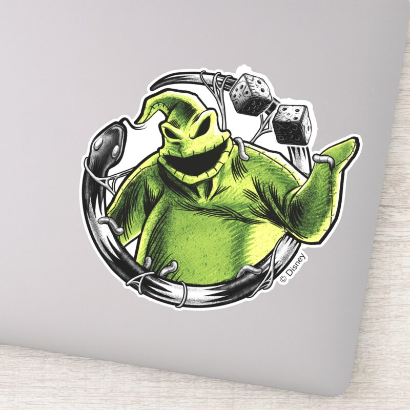 Oogie Boogie Serpent Dice Sticker