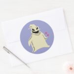 Oogie Boogie Snake Eyes Classic Round Sticker