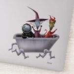 Oogies Boys Lock Shock Barrel In Bathtub Sticker