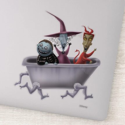 Oogies Boys Lock Shock Barrel In Bathtub Sticker