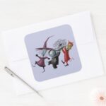 Oogies Boys Lock Shock Barrel With Cage Square Sticker