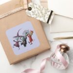 Oogies Boys Lock Shock Barrel With Cage Square Sticker