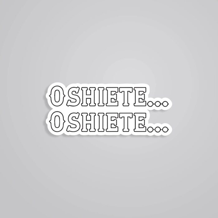 Oshiete Oshiete Anime Stickers