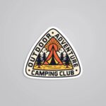 Outdoor Adventure Camping Club Travels Stickers