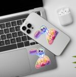 Overthinker   Holographic Laptop   Mobile Sticker